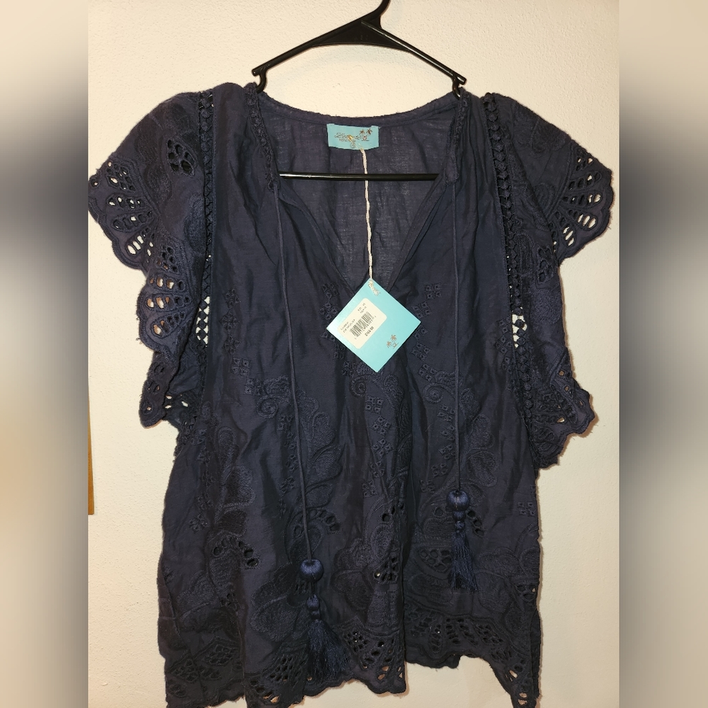 Letarte Ruffle Sleeve Top